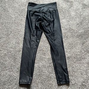 ZYIA black metallic leggings